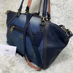 レア✨美品 コーチ プレーリー ショルダーバッグ 2way デニム