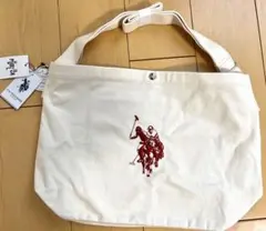 U.S.POLO ASSN. キャンバスショルダーバッグ