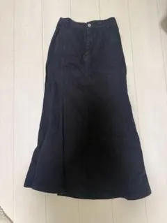 【RETRO GIRL】デニム　マーメイドスカート　黒フレアロングスカート