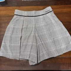 pom ponette チェック柄 ハーフパンツ 150cm