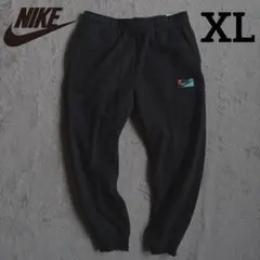 新品 NIKE スウェットパンツ ブラック ワンポイント ジョガーパンツ XL
