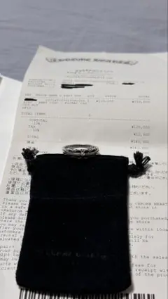クロムハーツ ベイビークラシックフローラルクロスリングUS9.5