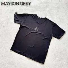 メイソングレイ 【9】 トップス Tシャツ ワンポイント 刺繍 クルーネック 黒のサムネイル