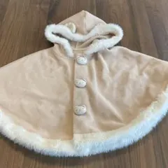 赤ちゃんの城　ベビーポンチョ　60〜90cm