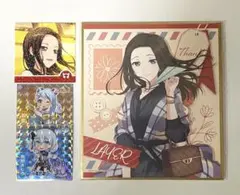バンドリ　色紙　Letter レイヤ　シール付き