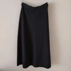 UNIQLO ウォッシャブルミラノリブフレアスカート L 難あり
