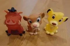 ディズニー ライオンキング ソフビ ３体set