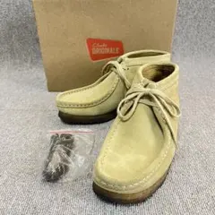 美品✨クラークス Clarks ワラビー ベージュ スエード 23.5㎝