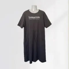 Dazy Tシャツワンピース　英字　XL