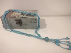 ターコイズブルーネックレス