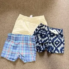 carter's ベビー用半ズボン3点セット
