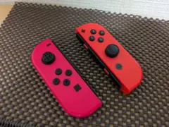 Nintendo Switch ジョイコン ネオンピンク・ネオンレッド　ジャンク