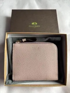 PELLE BORSA 二つ折り財布 ピンクのサムネイル