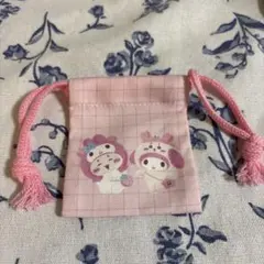 サンリオキャラクター ミニ巾着 ちいかわ マイメロ