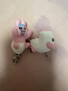 おぱんちゅうさぎ マスコット キーホルダー 2個セットのサムネイル