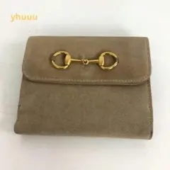 GUCCI グッチ ホースビット 財布 ベージュ レディース ブランド