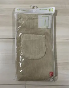 ユニクロ　コーデュロイ　レギンス　10分丈　Beige ベージュ　110cm