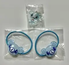 ナルミヤキャラクターズ ヘアゴム めじるしアクセサリー　ミント　ガチャガチャ