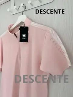 ★新品タグ付きDESCENTE GOLF メンズ　ハーフジップシャツ
