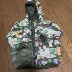 ヒステリックMINI グリーンキッズ　中綿ジャンバー　80cm プリマロフト使用