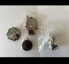 鬼滅の刃　不死川実弥　セット　ガチャガチャ　バッジ　キーホルダー