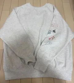 【ほぼ新品】classicalelf 1974刺繍スウェット　裏起毛トレーナー