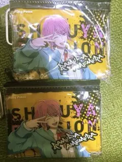 ヒプマイ サンキューマート フラットポーチ 飴村乱数 2点