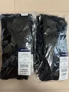 COMME CA FOSSETTE ベビータイツ4つ 90-100 ブラック