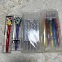 BT21 ペンセット ゲルペン ツインペン 蛍光ペンのサムネイル