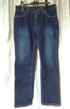 Wrangler ストレートデニム ダークブルー32インチ