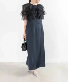 『新品』RANDA オケージョンドレス チュールボレロ付き 2点セット