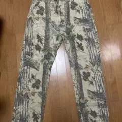 RealTree カモフラージュ ワークパンツ 34x32古着