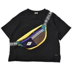 最終価格✨美品新品タグありF.O.KIDSボディバッグ ドッキング シャツ80
