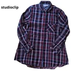 studioclip/シャツ/柔らかい✨️/ネルシャツ/チェック柄