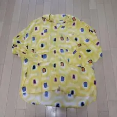 emporio armani 90s 長袖シャツ　イエローのサムネイル