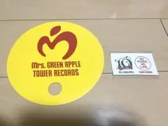 Mrs. GREEN APPLE / 10 タワレコ うちわ ステッカー