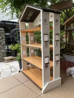 No220 momoka商品 　三角お屋根4段多肉植物棚White No220 momoka様専用商品 三角お屋根4段多肉植物棚White - メルカリ