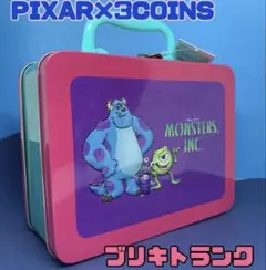 新品タグ付き！！PIXAR×3COINS ブリキトランク　モンスターズ・インク
