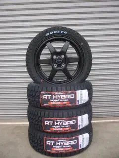 送料込☆JP209+モンスタRT☆165/65R14☆エブリーキャリーハイゼット