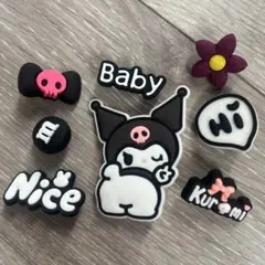 新作⭐︎ キャラクター　ジビッツ　ブラック8点アクセサリーのサムネイル