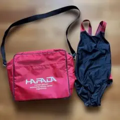 HARADA スイミングスクール 150 指定水着　女の子　原田　バッグ付き