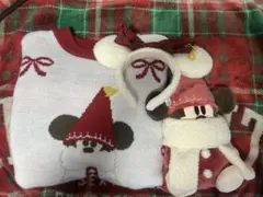 ディズニー　リルリンリン　ニット　ショルダーバッグ　カチューシャ　3点セット