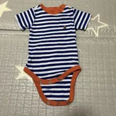 Baby gap 半袖ロンパース　ボディスーツ　ボーダー柄　70