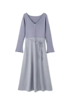 【新品】今季新作　プロポーション　ニットドッキングレディワンピース