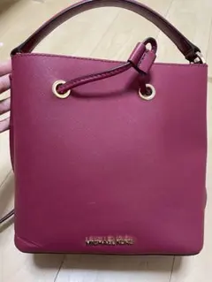 MICHAEL KORS バケットバッグ バーガンディ