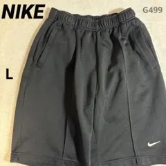 NIKE/ナイキ/ショートパンツ/ウエストゴム/ブラック/刺繍ロゴ/G499