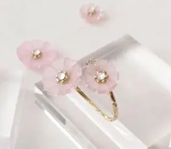 最終 訳あり品 現品限り 2輪咲き コスモスのリング☆