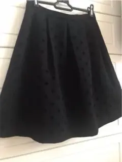 ♡ロペピクニック スカート♡ひざ丈・黒・M♡