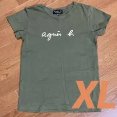【agnis. b. 】Tシャツ XL オリーブグリーン