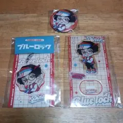 雪宮剣優 レトロダイナー アクリルスタンド ＆ 缶バッジ など3点 ブルーロック